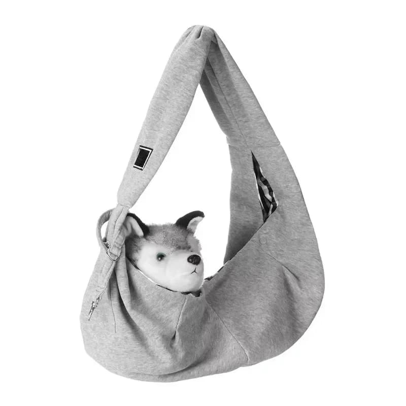 Outdoor travel dog shoulder bag cotton single comfortable sling handbag tote bag