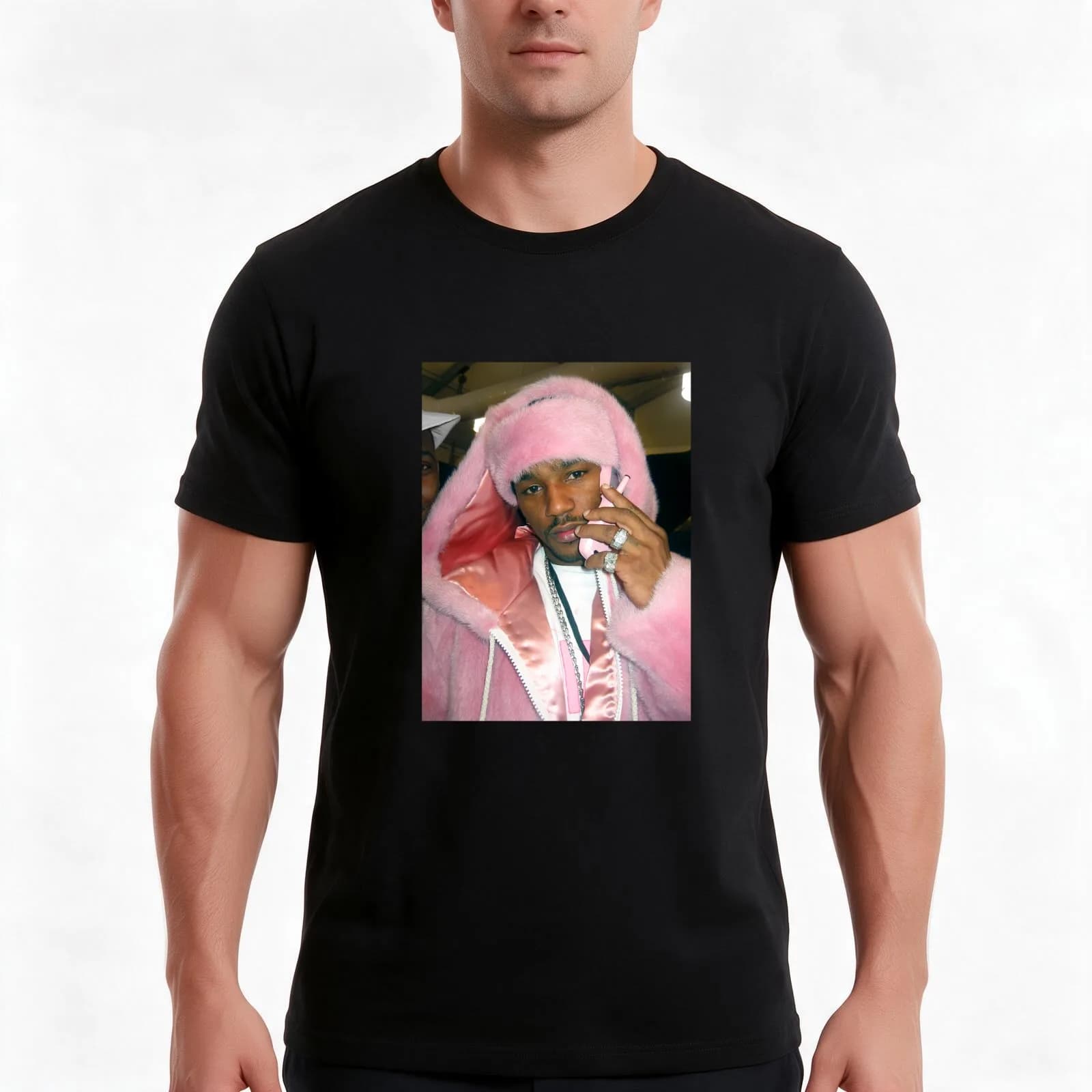 KILLA CAM T-Shirt, Summer Casual Cotton Tee, Oversized Streetwear Tops, Vintage Graphic Print, Loose Fit Short Sleeve