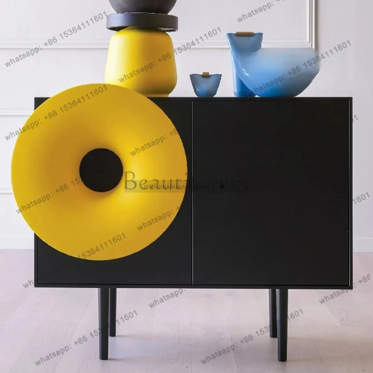 Factory Direct Modern minimalist speaker, dining side cabinet, personalized and creative Nordic light luxury door cabinet