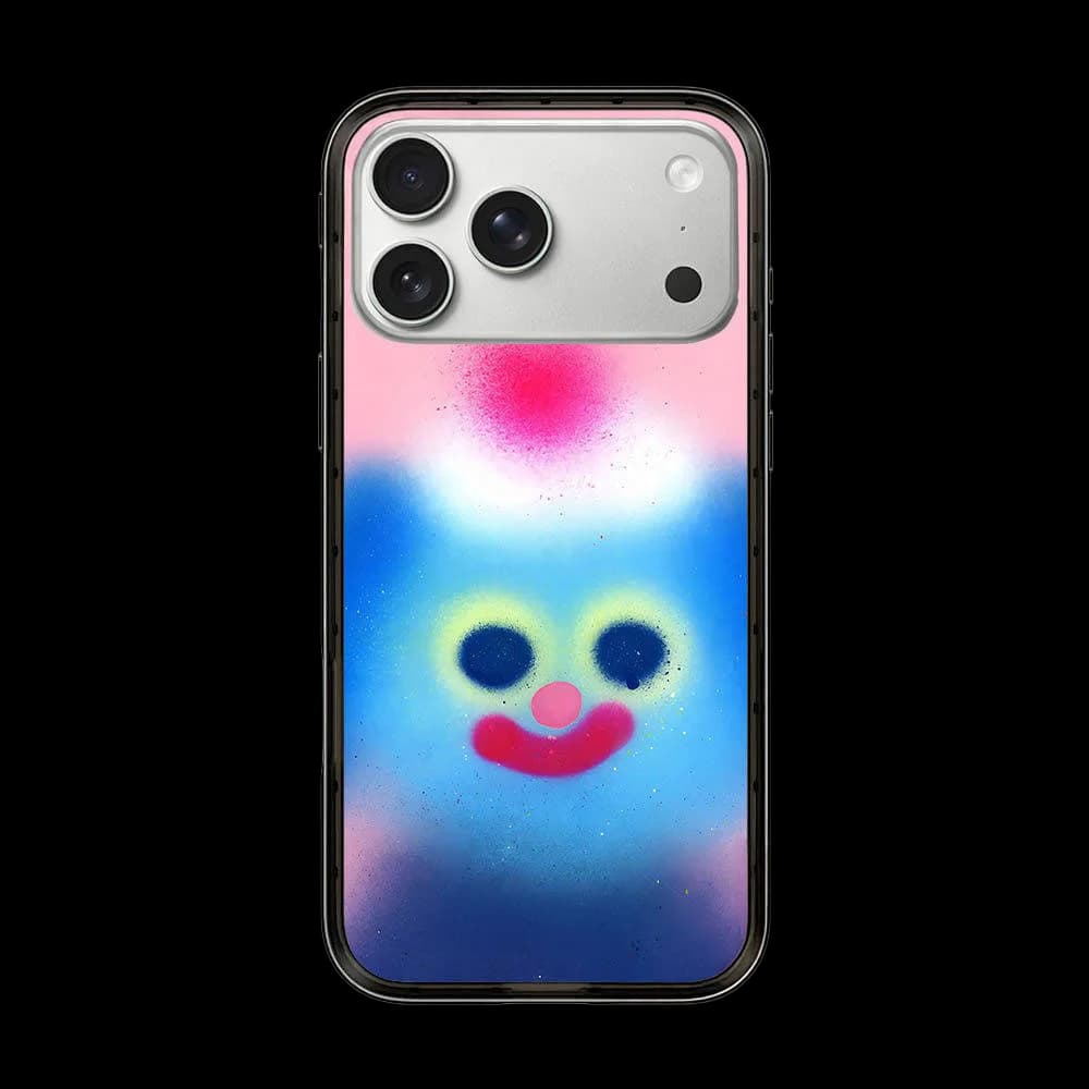 Funny Graffiti Clown Acrylic / Mirror Magnetic Case: Compatible with IPhone 17 16 15 14 13 12 Pro Max 17 Air