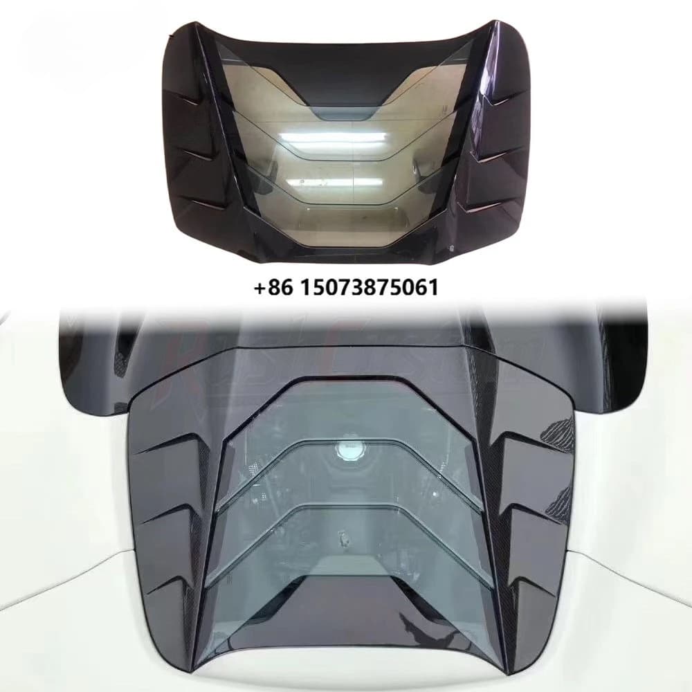 OEM Fitment Dry Carbon Fiber Dashboard Air Vent Cover for 488 GTB Spider Precision Fitment Performance Exterior Upgrade