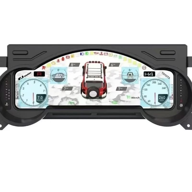 Toyota Kuluze, car LCD dashboard, display screen