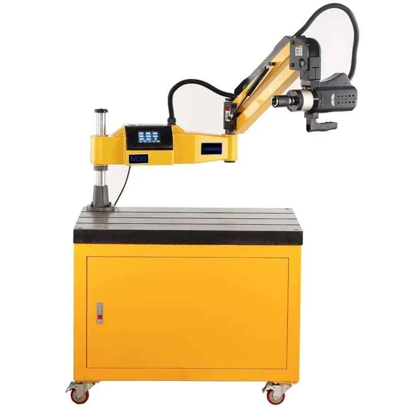 Heavy industrial tapping equipment with variable speed control