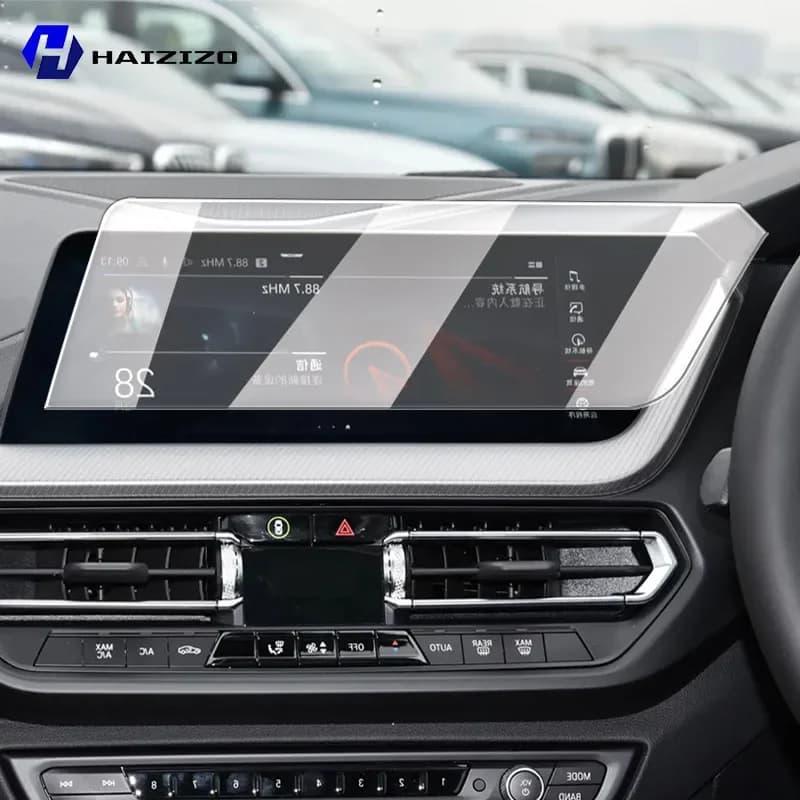 For BMW Series 1 Series 2 F40 F44 F45 F46 2019-2022Car GPS navigation LCD screen tempered glass protective film anti fingerprint