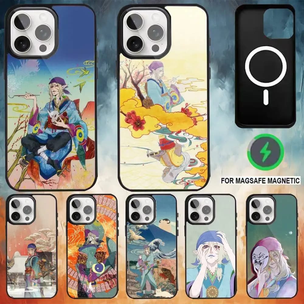 Anime M-Mononoke K-Kusuriuri Phone Case For iPhone 17,16,15,14,13,12,Plus,Pro,Max For Magsafe Magnetic Wireless Charge
