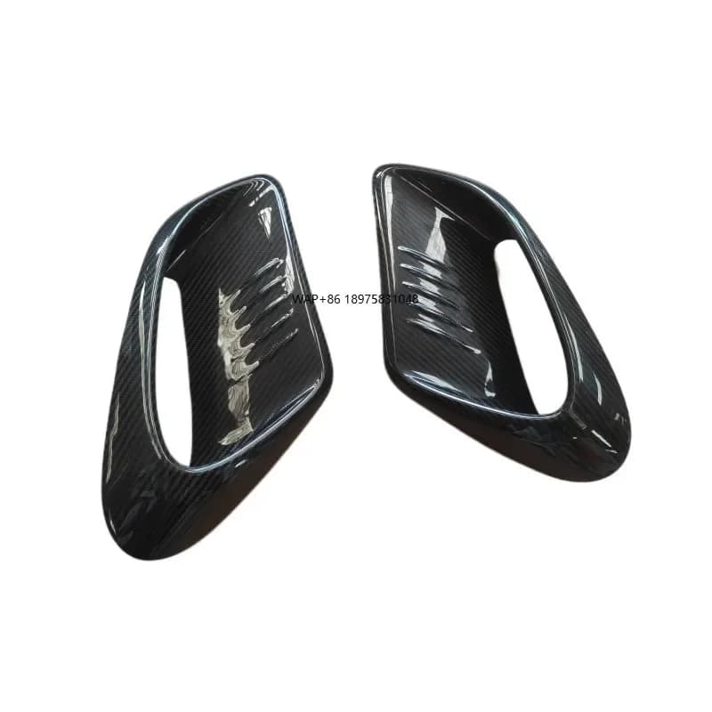 Upgraded GT3 RS Style Carbon Fiber Side Air Intake Vent Cover Trim Body Parts for 18  911 991.2