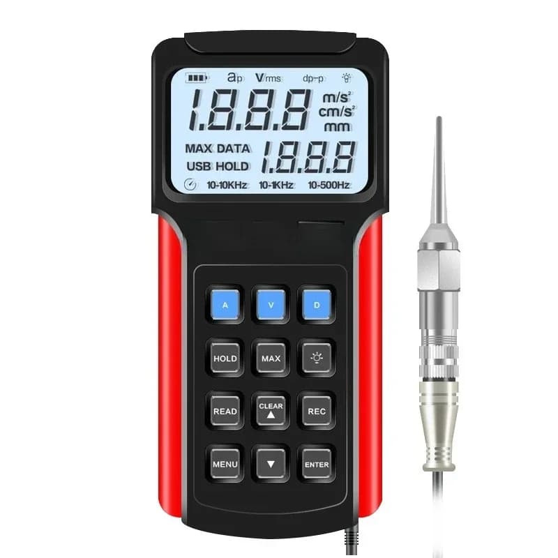 UT311/312/315A Digital Vibration Meter Portable Vibration Meter, Frequency Meter