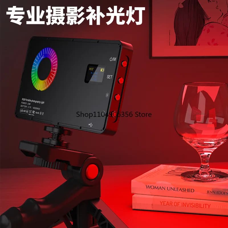 For M1SE professional camera photography filling light special handheld camera portable pocket light RGB filling light
