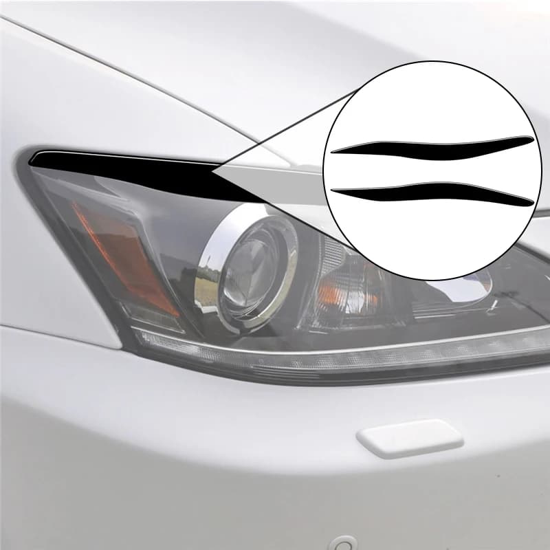 Brand New ABS Gloss Black Safeguard Sticker Car Interior Accessories For LEXUS IS250 IS350 2006 2007 2008 2009 2010 2011 2012