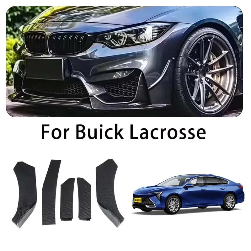 5-Segment Adjustable Front Bumper Lip Splitter Body Kit For Buick Lacrosse body kits