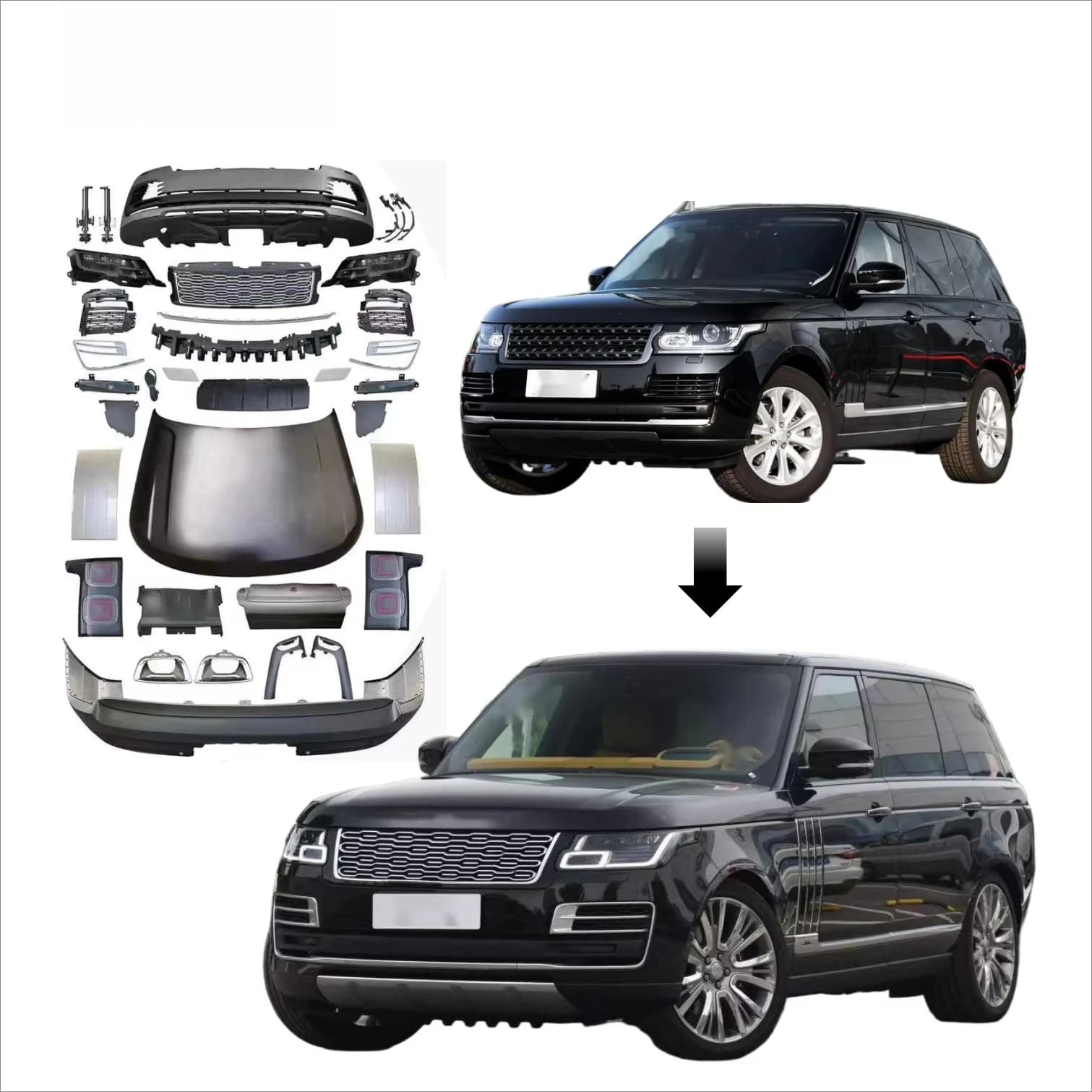 Body Kit for Range Rover Vogue L405 2013-2017 Upgrade to 2020 New SVA Style Conversion Bodykit for Land Rover High Quality