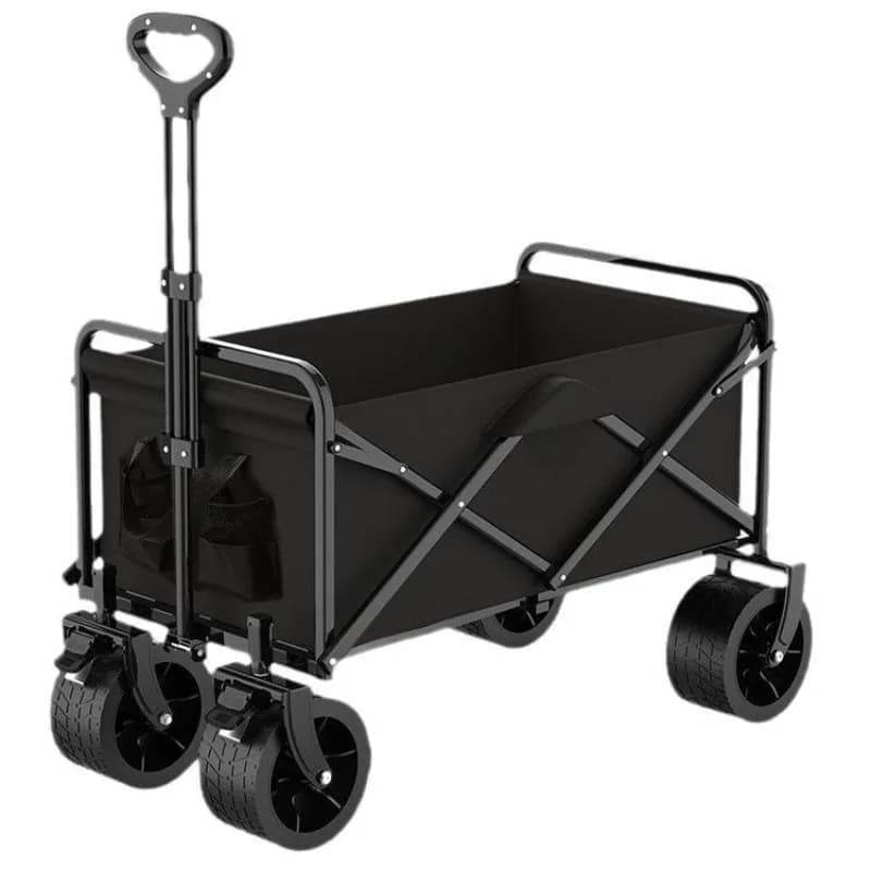 Camper with table board, outdoor picnic outing tie rod mobile foldable trolley, night market stall