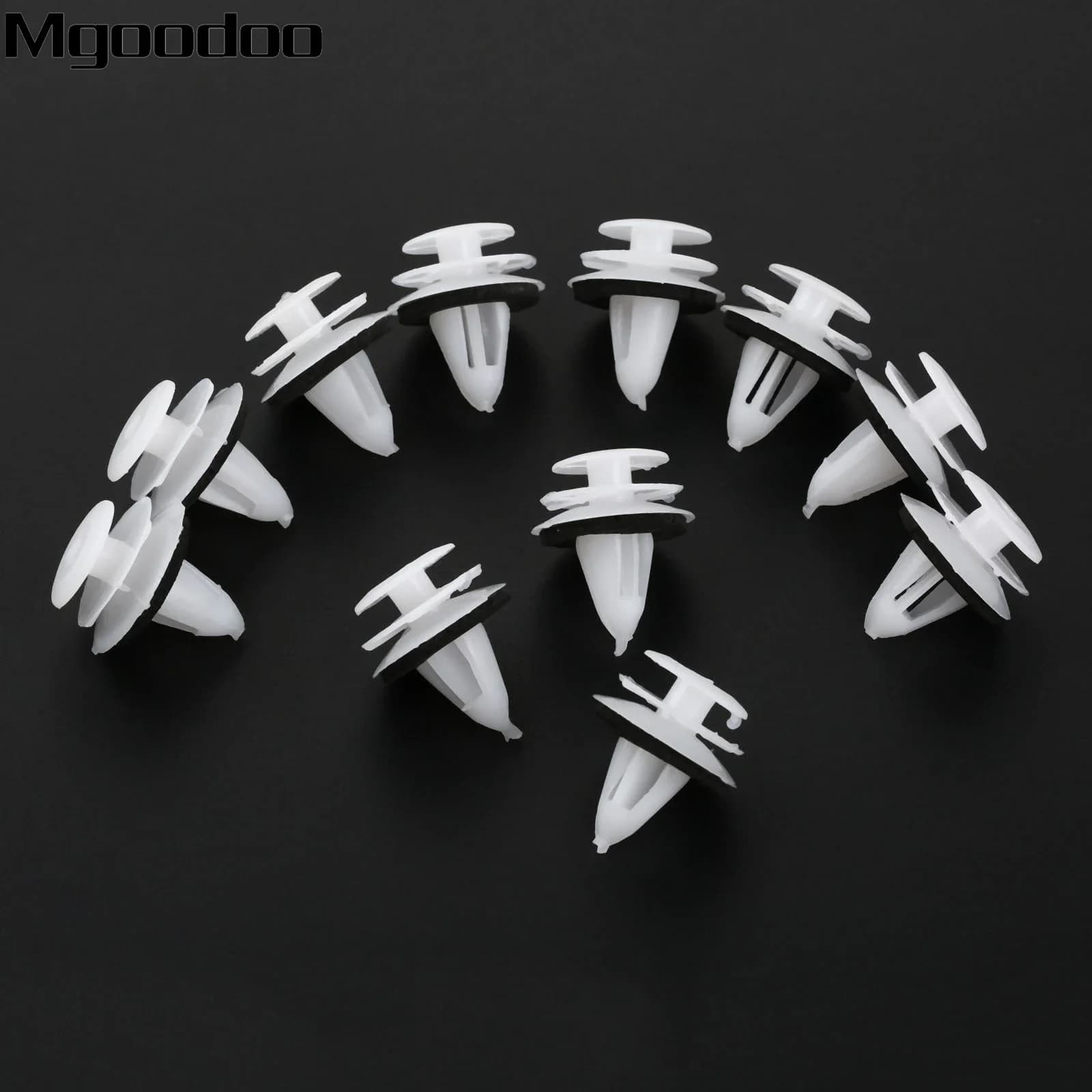 15Pcs 9mm Hole Auto Car Door Trim Panel Retainer Clips Fastener Plastic Rivets Automobile For Nissan Infiniti 80999-VE000