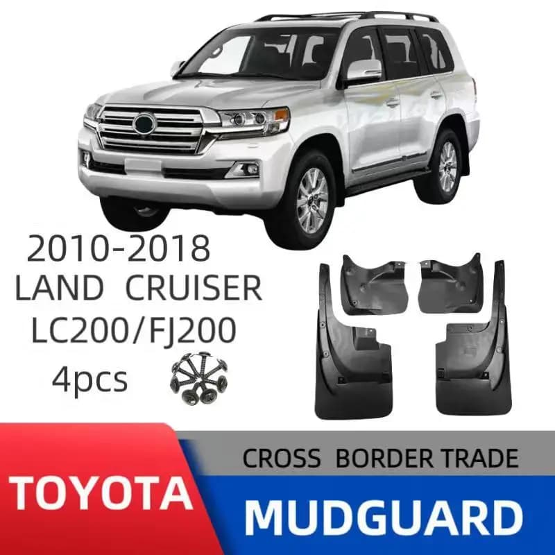 For 2010-2020 Toyota LC200 Universal Mud Guards Specific Design For Standard And Body Kit Versions Heavy Duty Splash Protection