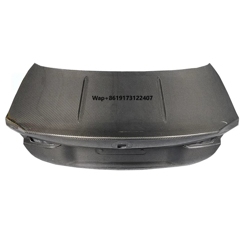 Dry Carbon Fiber Rear Trunk Cover For  G82 M4 Car Body Kit