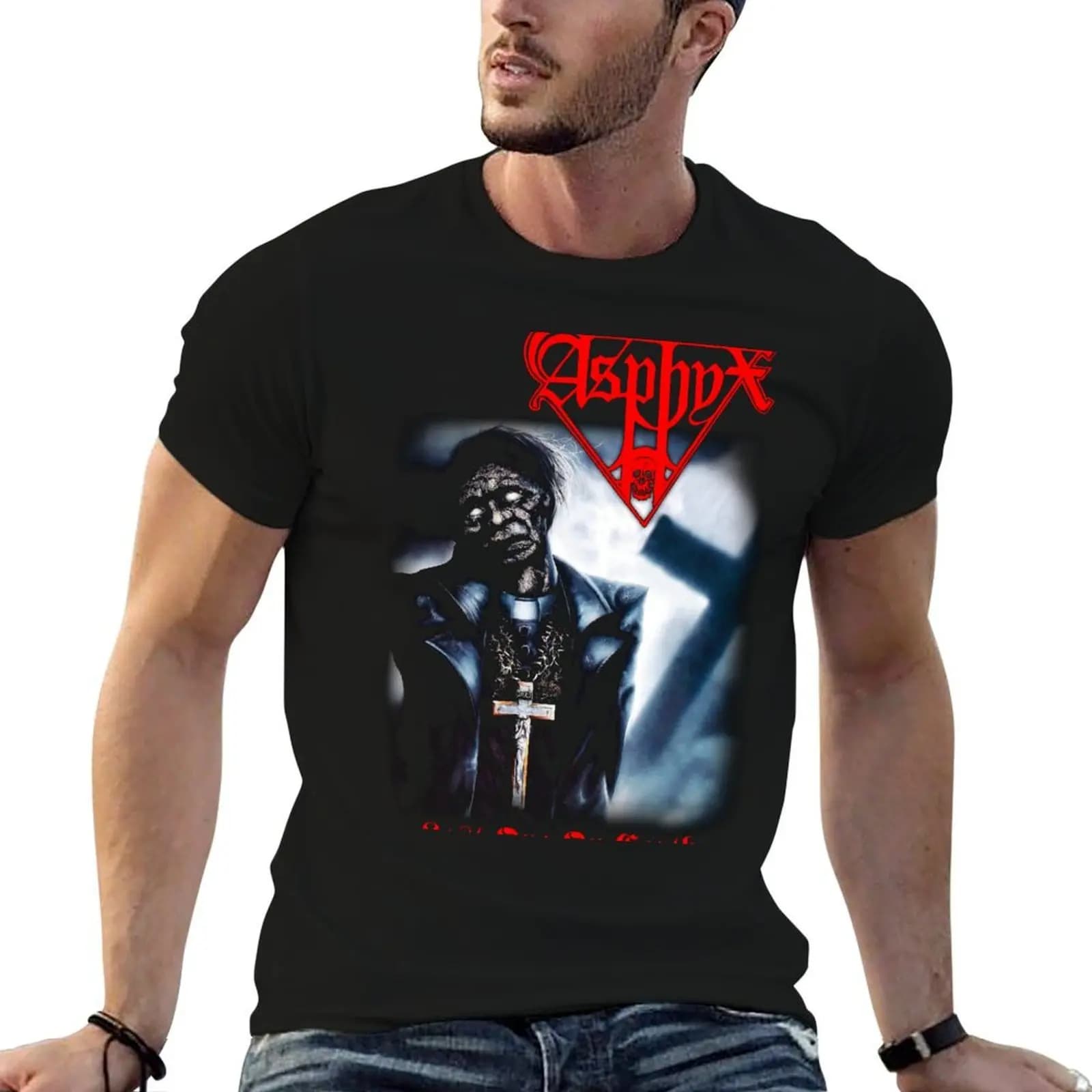 Last One On Earth by Asphyx Classic Old School Death Metal T-Shirt rapper graphic tees vintage graphic tee mens funny t shirts