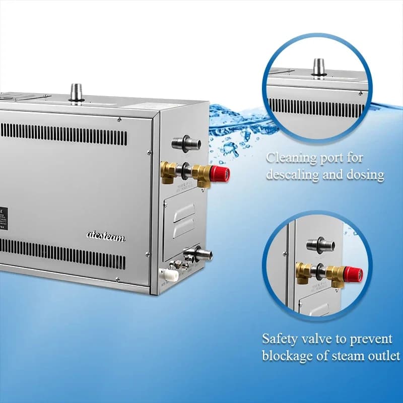 2026 Atcsteam Factory Supply 3KW Steam Bath Machine Luxry Sauna Bath Steam Generator for Steam Spa