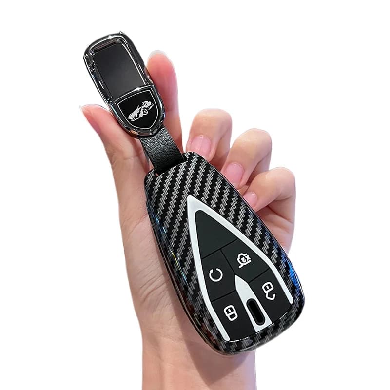 Premium ABS Key Cover Case for Changan Eado Plus/4th Gen CS35/Ruicheng CC/Yida/UNI-K Blue Whale/CS75 Pro - Key Fob Shell