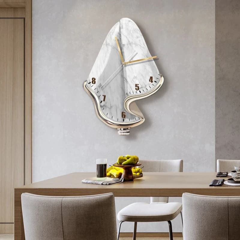 Modern Design Digital Wall Clock Living Room Wall Decoration Restaurant Clock Abstract Aesign Silent Hanging Watch Home Decor