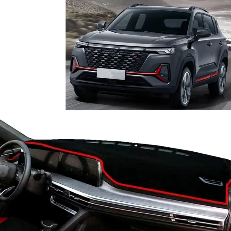 Car Styling For Changan CS35 Plus 2021 2022 2023 2024 Dashboard Cover Mat Pad Anti-UV Instrument Dash Sun Shield Carpet Cushion