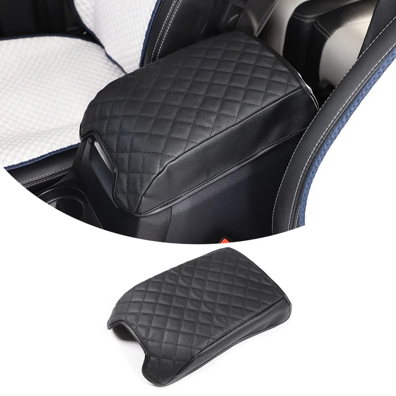 PU Leather Car Center Console Armrest Box Protective Cover For Land Rover Discovery 4 2010-2016 For Range Rover Sport 2010-2013