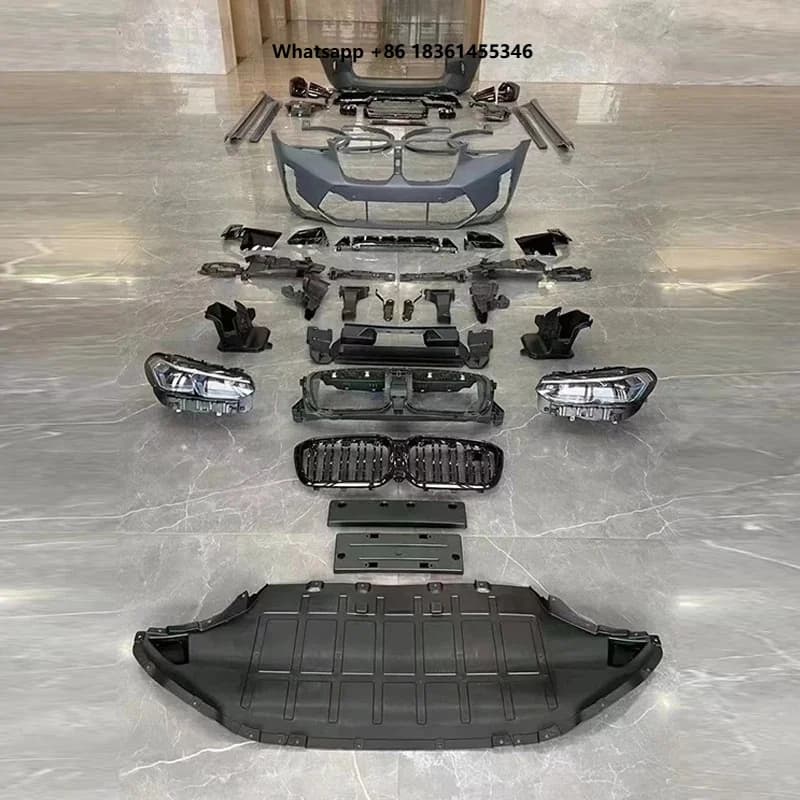 For X3 G01 Body Kits Old to New X3M Car Bumper Front and Rear Bumper Tail Lights GrillSTLF High Quality