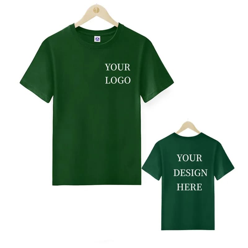 Customized Clothes Print Logo T Shirt Men Women Cotton Tops Tees DIY Your Own Design Photo Shirts Team Workwear