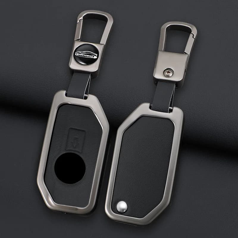 Zinc Alloy + Leather Car Key Case For BMW R1200GS R1250GS R1200RT K1600 GTGTL F850GS F750GS C400GT F900R F900XR R1200RS K1600GT