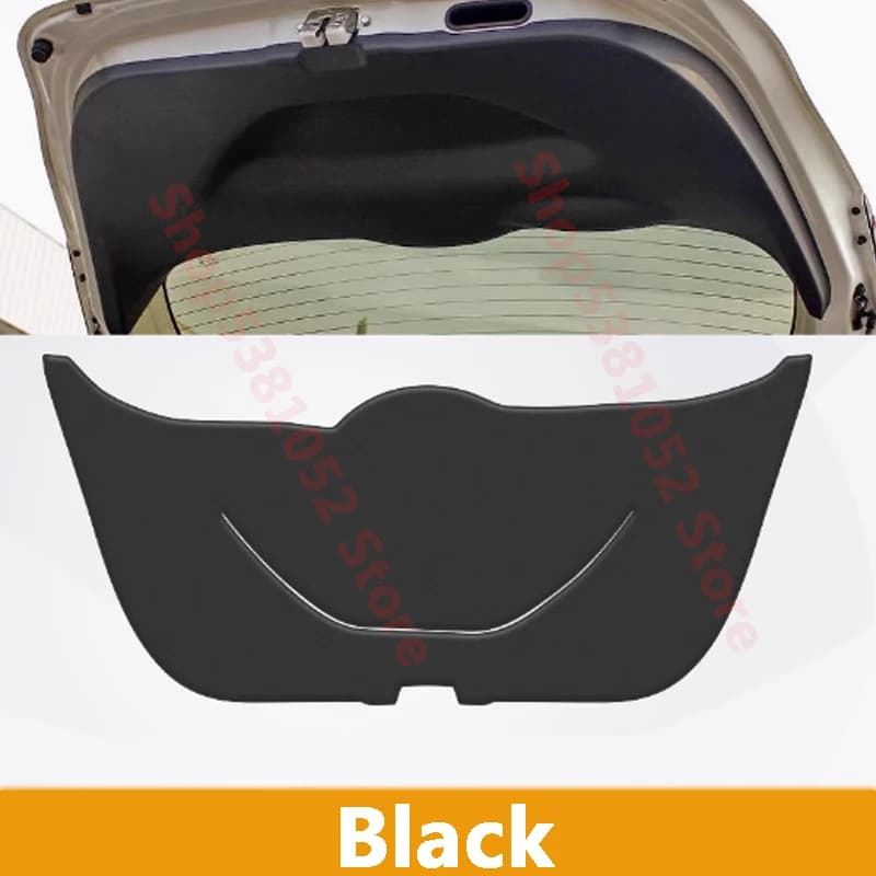 For Honda Fit Jazz GK5 2014-2020 Car Trunk PU Leather Protective Pad Car Trunk Tailgate Protection Sticker Pad Accessories