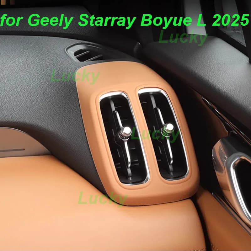 Car Instrument Panel Air Outlet Frame for Geely Starray Boyue L 2025 Air Conditioner Outlet Silicone Cover Interior Accessories