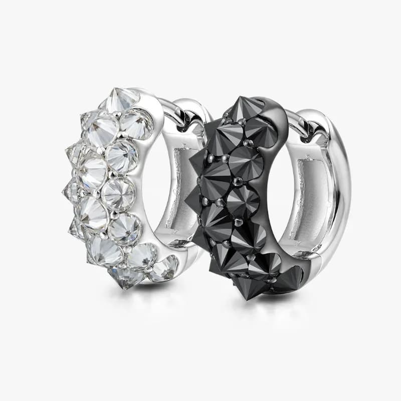 Popular S925 silver D-color moissanite anti-inlaid earrings, premium personalized ins wind stud earrings are in stock.