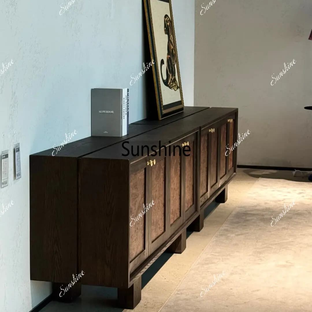 Nordic side cabinet, storage porch cabinet, household minimalist living room storage