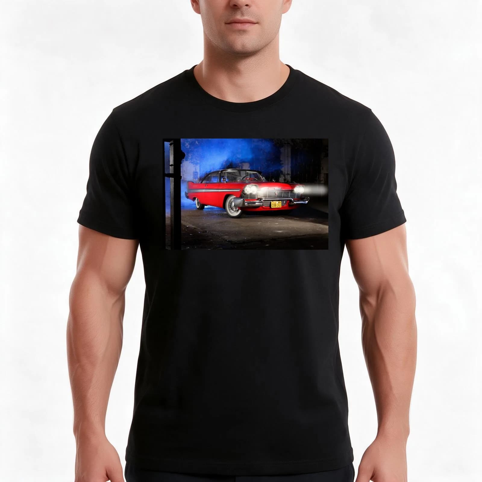 ?Christine“, the Plymouth Fury from the movie of John Carpenter T-Shirt, Summer Casual Cotton Tee, Oversized Streetwear Tops