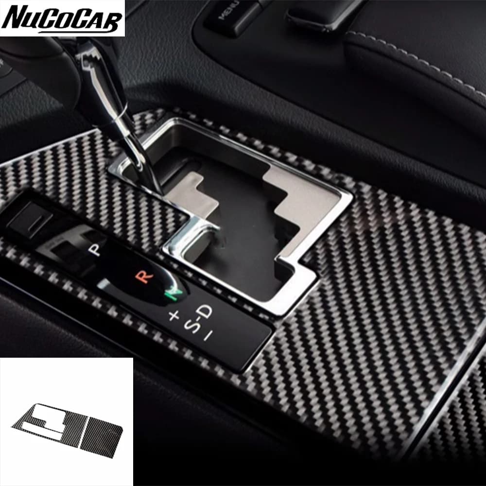For Lexus ES 250 300h 350 2012-2018 Carbon Fiber Central gearshift Display panel Car Accessories Interior Decorative Stickers