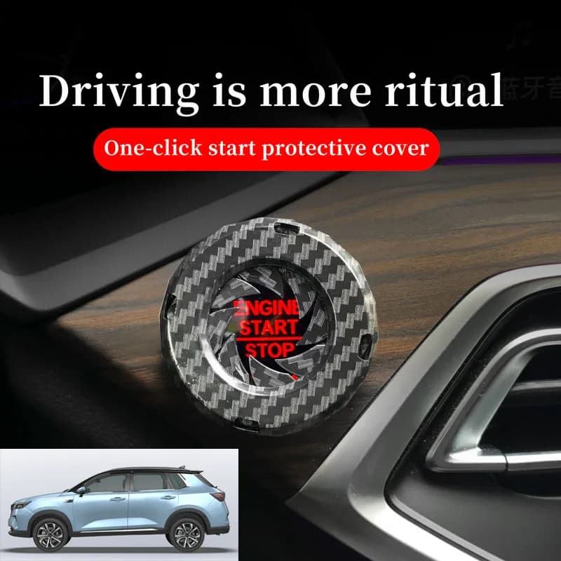 FOR Wuling Car one-button start decorative ring knob-type decorative cover ignition device switch hidden protective cover