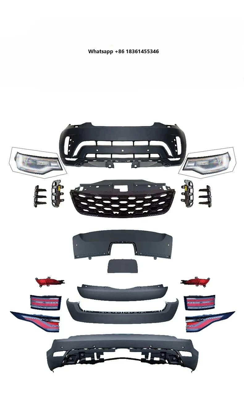 For Discovery 5 Car Modification 2020 Front Bumper and Rear Bumper Body Kit Suitable