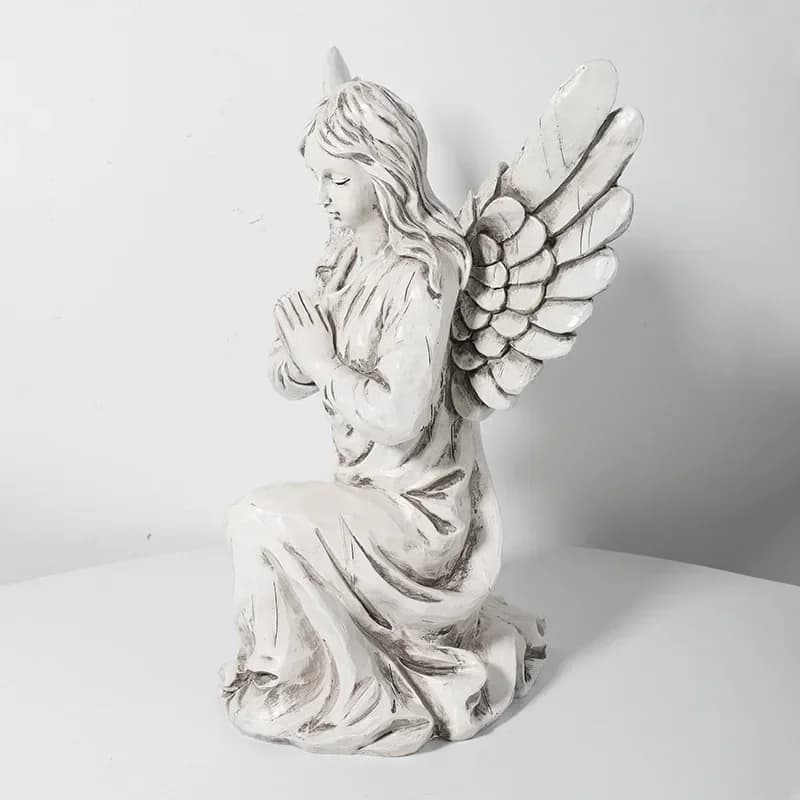 New Home Decoration Ornaments Religious Angel Nordic Resin Crafts Gifts Resin Embellishments  Home Decor  Decorations for Home