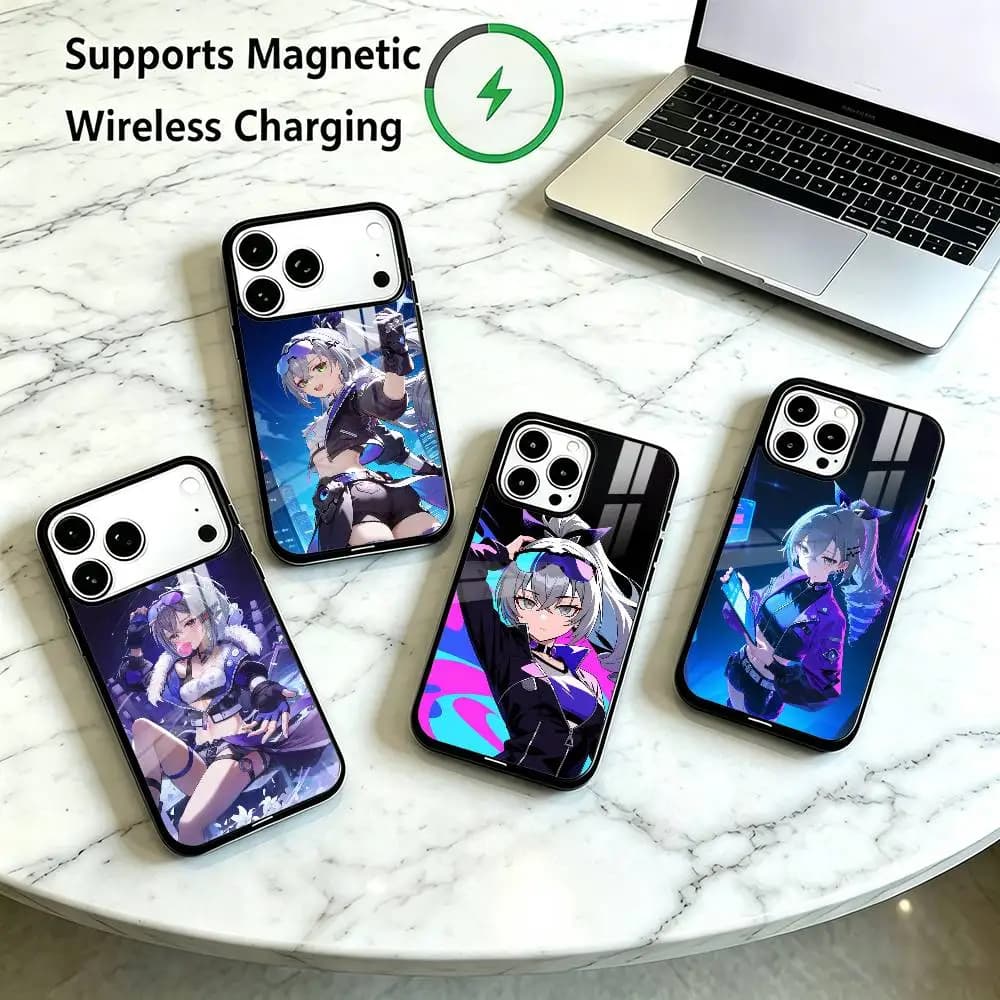 Honkai Star Rail Silver Wolf  Phone Case For iPhone18 17,16,15,14,13,12,11 Plus,Pro Supports Magnetic Wireless Charging Gift