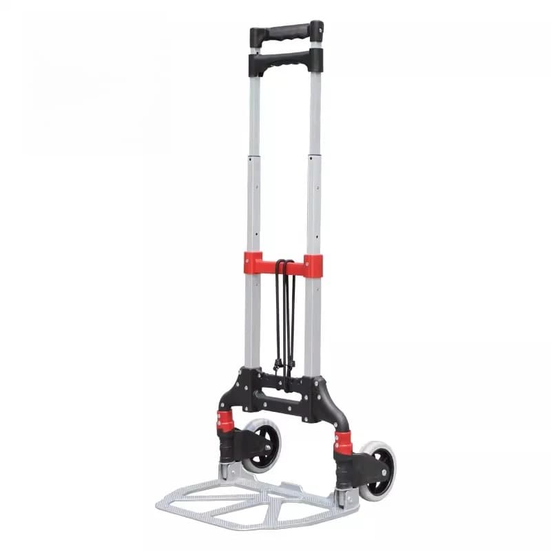 Portable easy stretchable foldable shopping cart station wagon, small handling push-pull truck