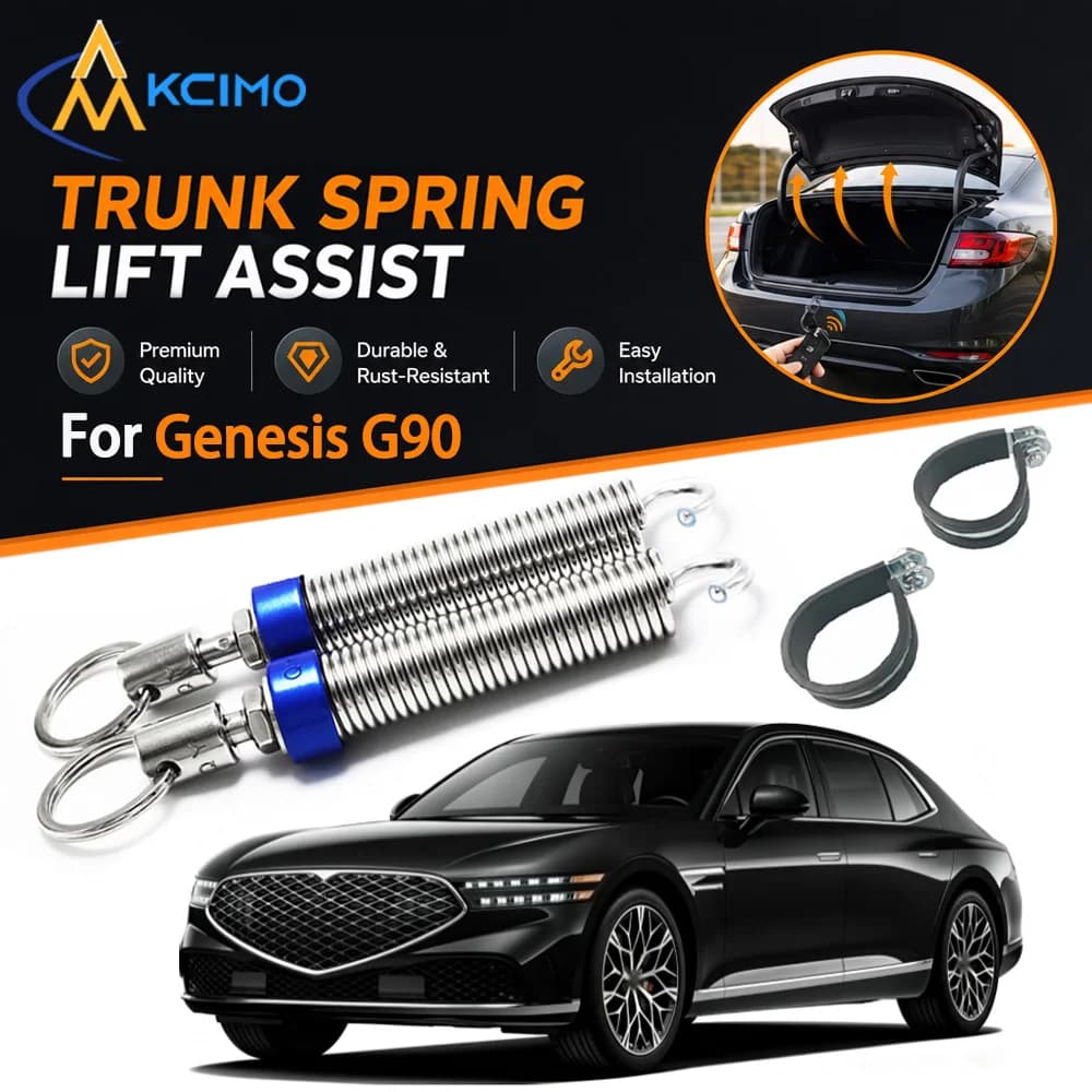 Kcimo Car Boot Trunk Automatic Opening Spring Kit Adjustable Tension Lifting Device For Genesis G90 Rear Trunk Lid Accessory