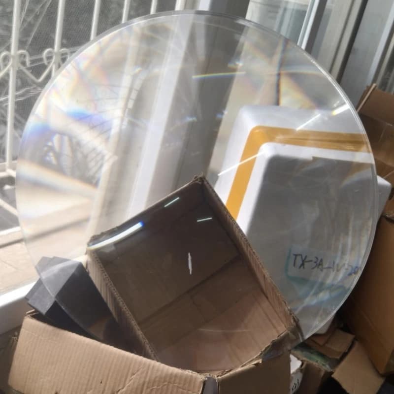 450/500/520mm Large Round PMMA Plastic Solar Energy Fresnel Lens Big Face Magnifier Optical Lenses Solar Condenser Lentes