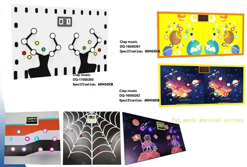 Children hit the wall indoor playground interactive wall entertainment products sports equipment