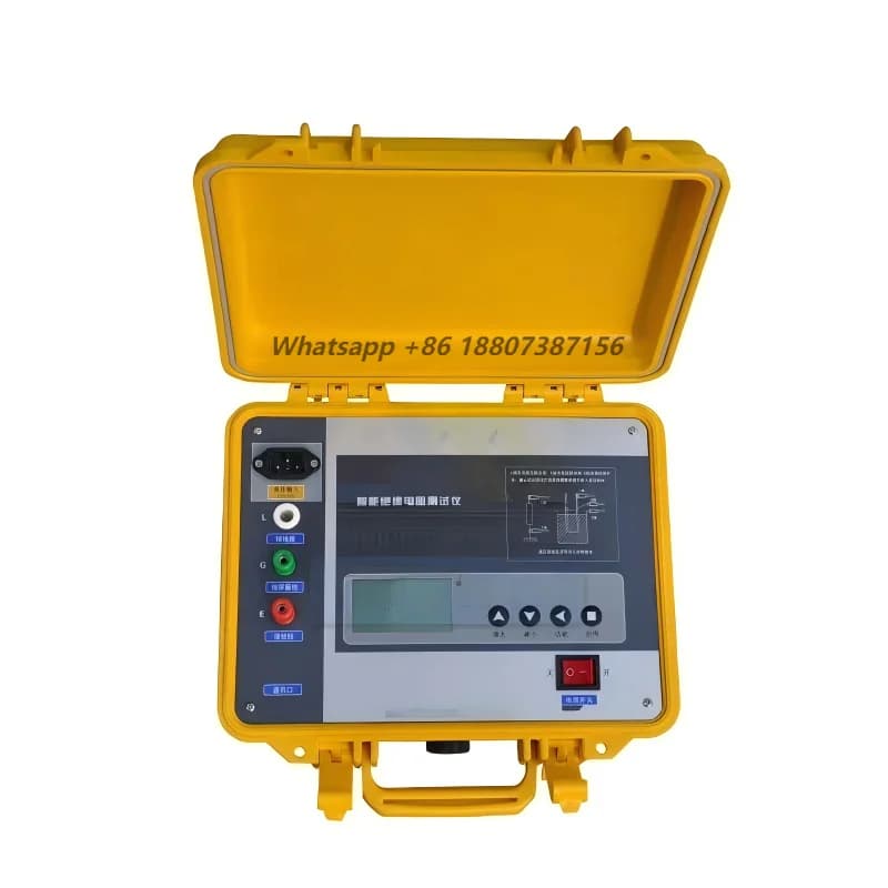 Digital Portable 5KV Electrical Insulation Resistance Meter & Tester with 220V Power Cable's High Precision 2% IP55