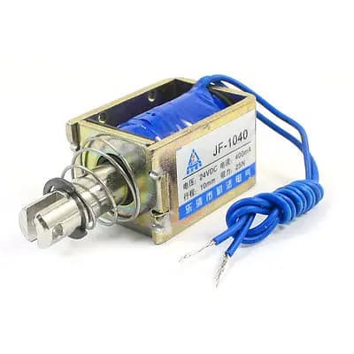 JF-1040 25N/10mm DC24V/DC12V 400mA Two Wires Pull Type Solenoid Electromagnet