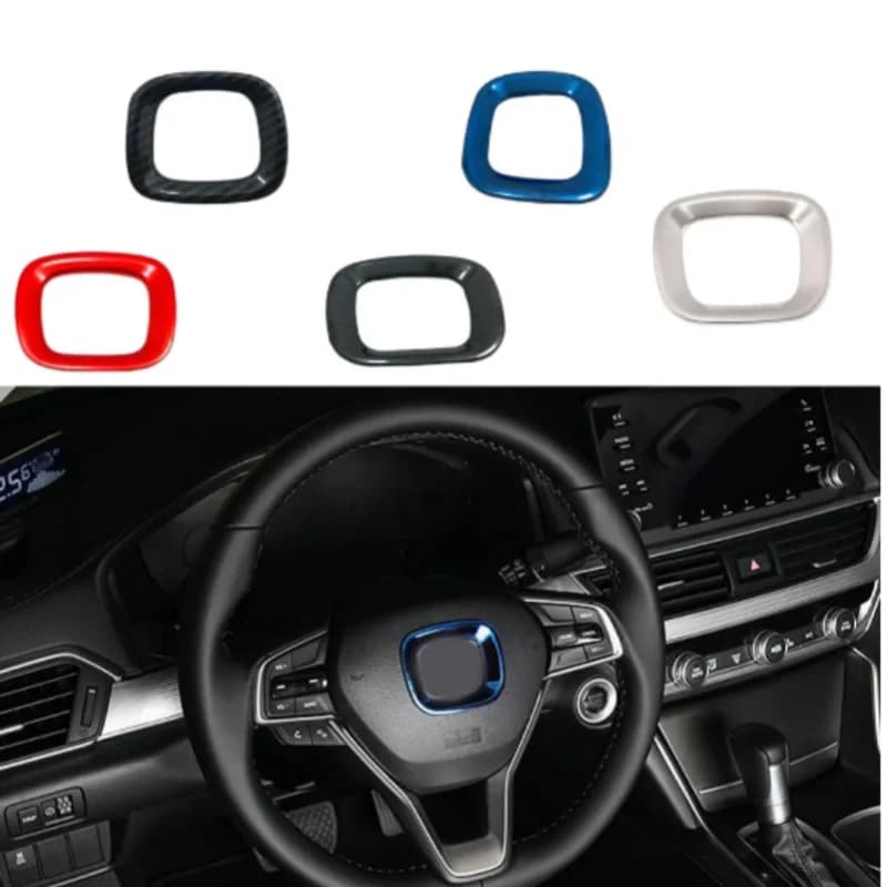 Stick Cover Inner Inside Steering Wheel Logo Interior Kit Trim Lamp Frame For Honda Accord 10th 2018 2019 2020 2021 2022