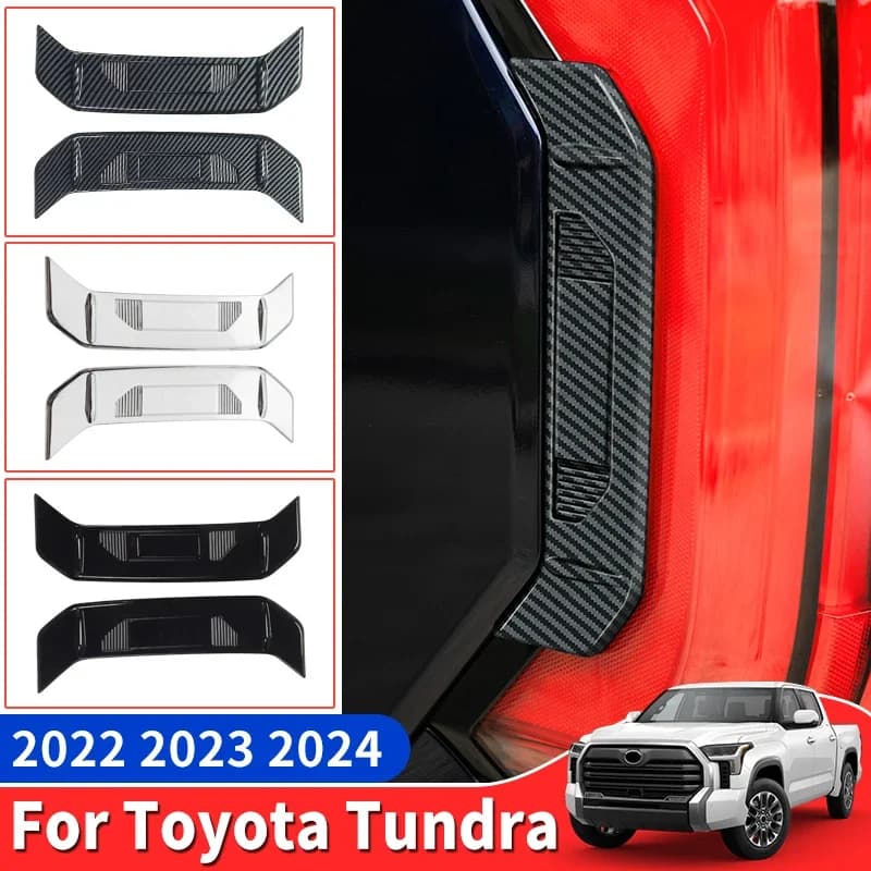 For 2022-2024 Toyota Tundra Tailgate Side Trim Modified Taillight Side Sequins Decoration Exterior Upgraded Accessories