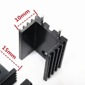 Small Size Aluminum Heatsink Cooling Fin TO-220 Electronic Component Heat Sink