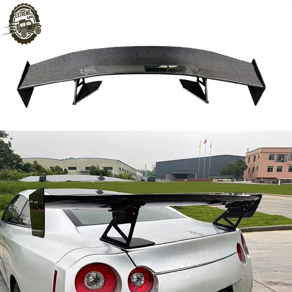 Carbon Fiber A Style  Rear Wing for Nissan Gtr R35 Rear Wing Spoiler  Rear Spoiler Wing
