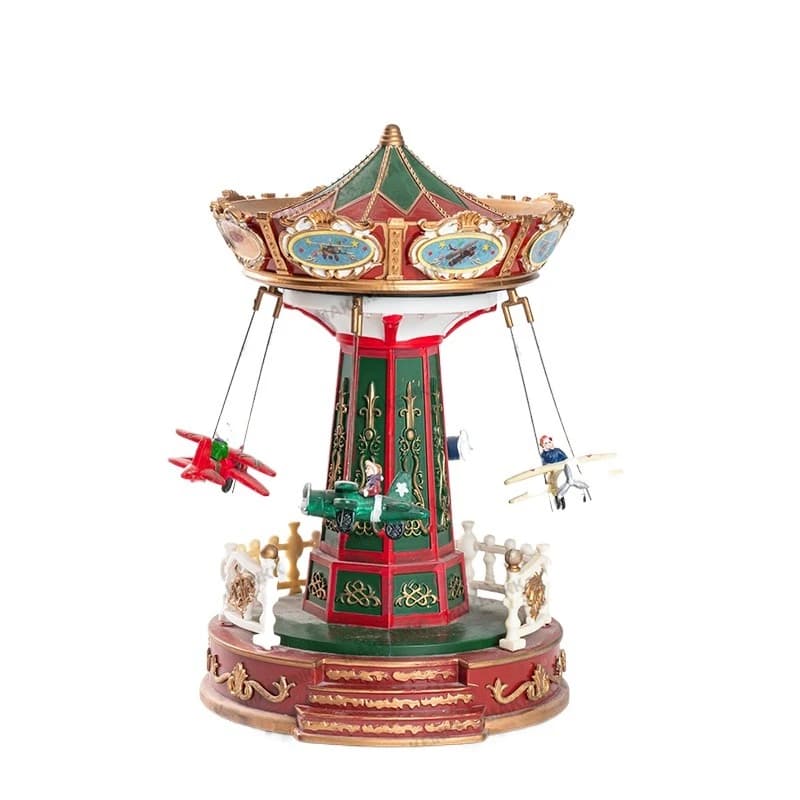 Toy Christmas Spin Glow Carousel Music Box Christmas Toy Music Box