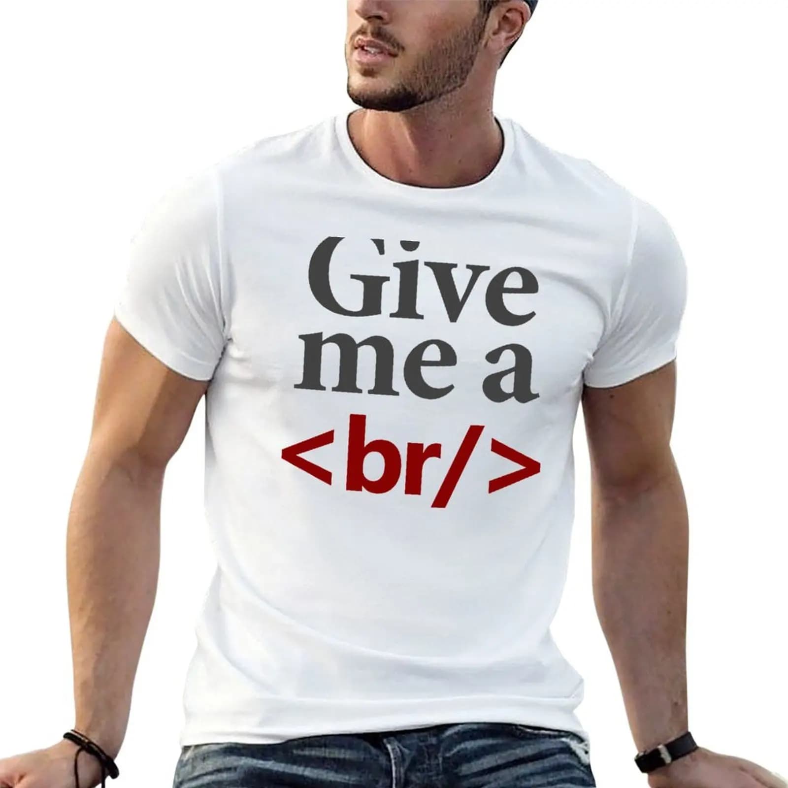 Give Me A Break Br Programmer T-Shirt designer shirts fashion shirts mens graphic t-shirts anime